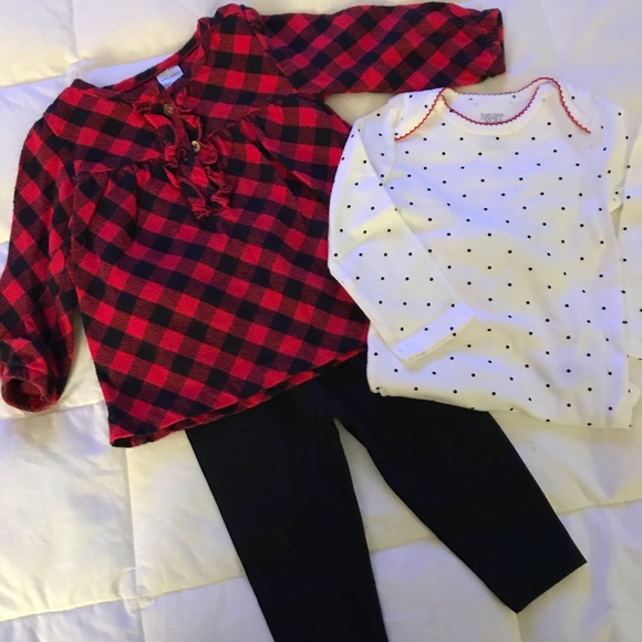baby girl flannel onesie